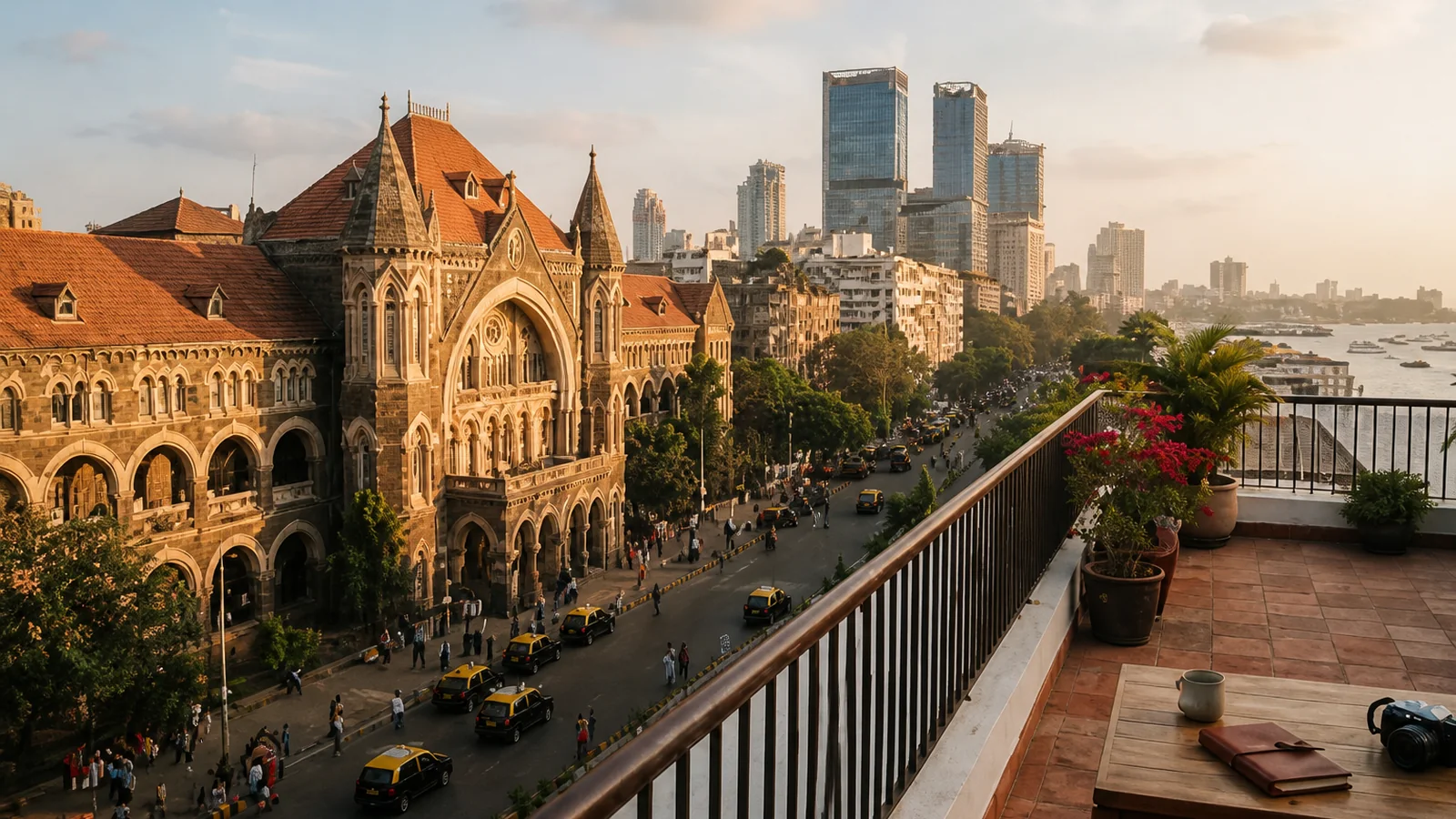 Mumbai's historic architecture, skyline and waterfront